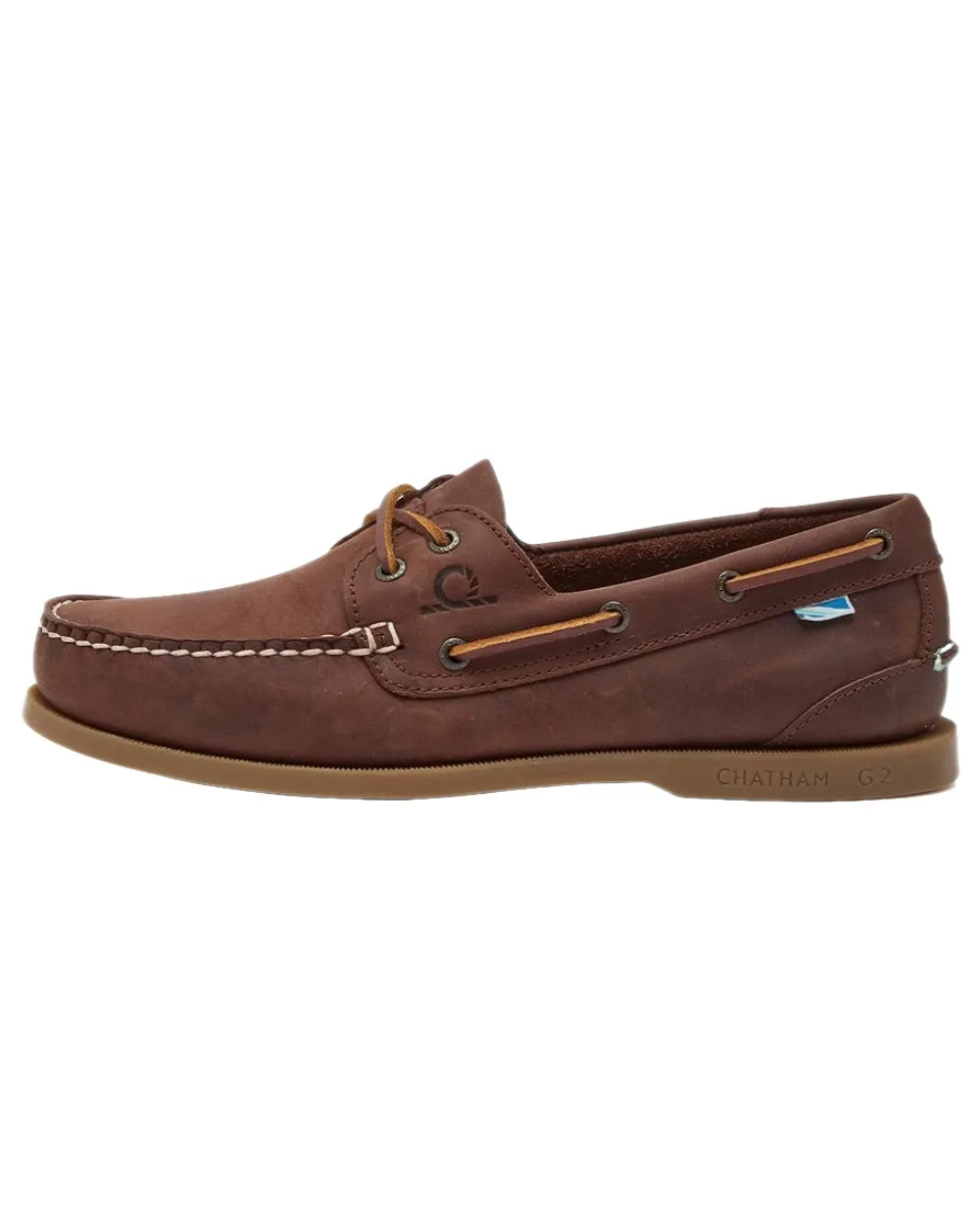 Chatham Mens The Deck II G2 Premium Leather Boat Shoes