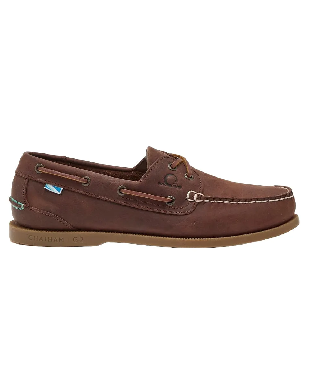 Chatham Mens The Deck II G2 Premium Leather Boat Shoes