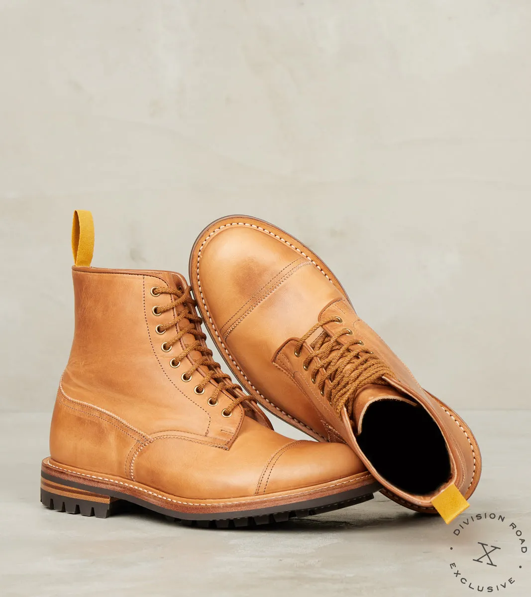 Churchill Boot - 4497 - Commando - Horween Natural Dublin