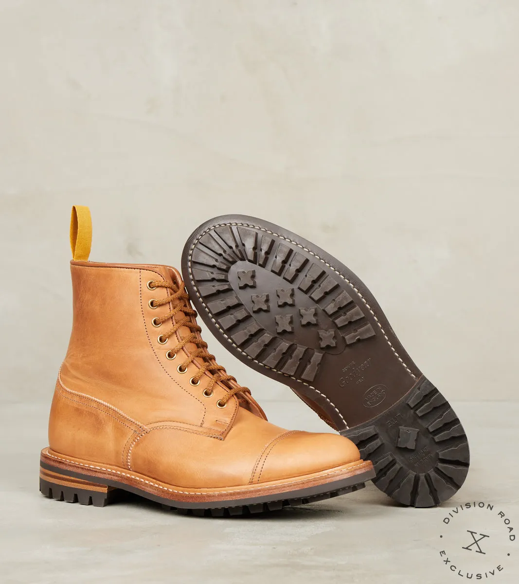 Churchill Boot - 4497 - Commando - Horween Natural Dublin