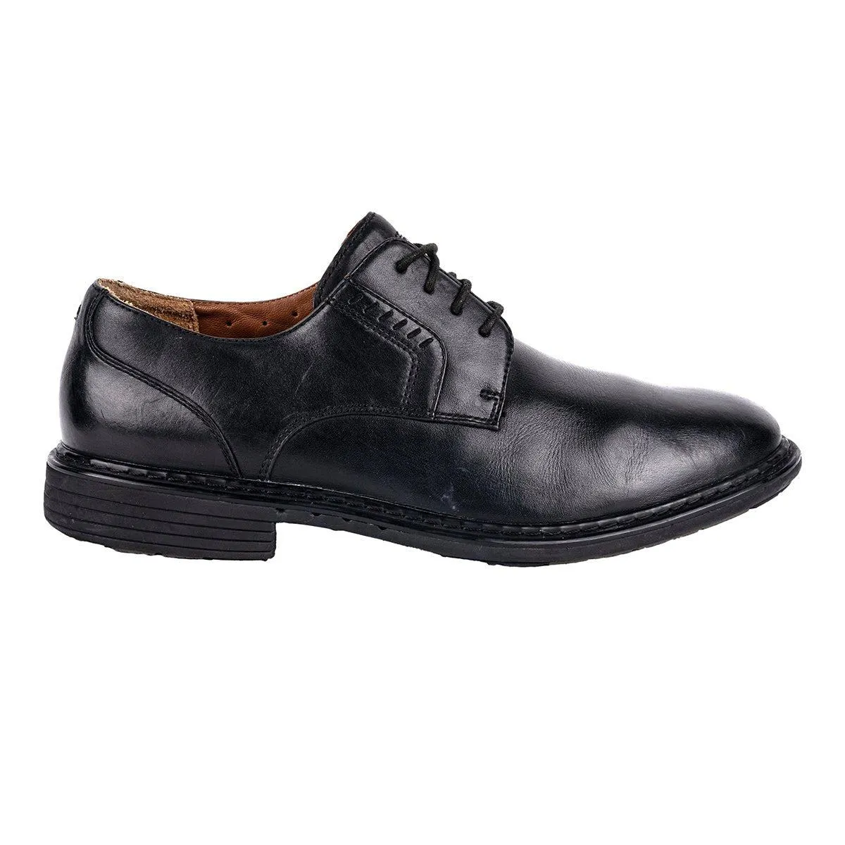 Clarks Un.Walk Formal Lace Ups Leather Black Colour For Men