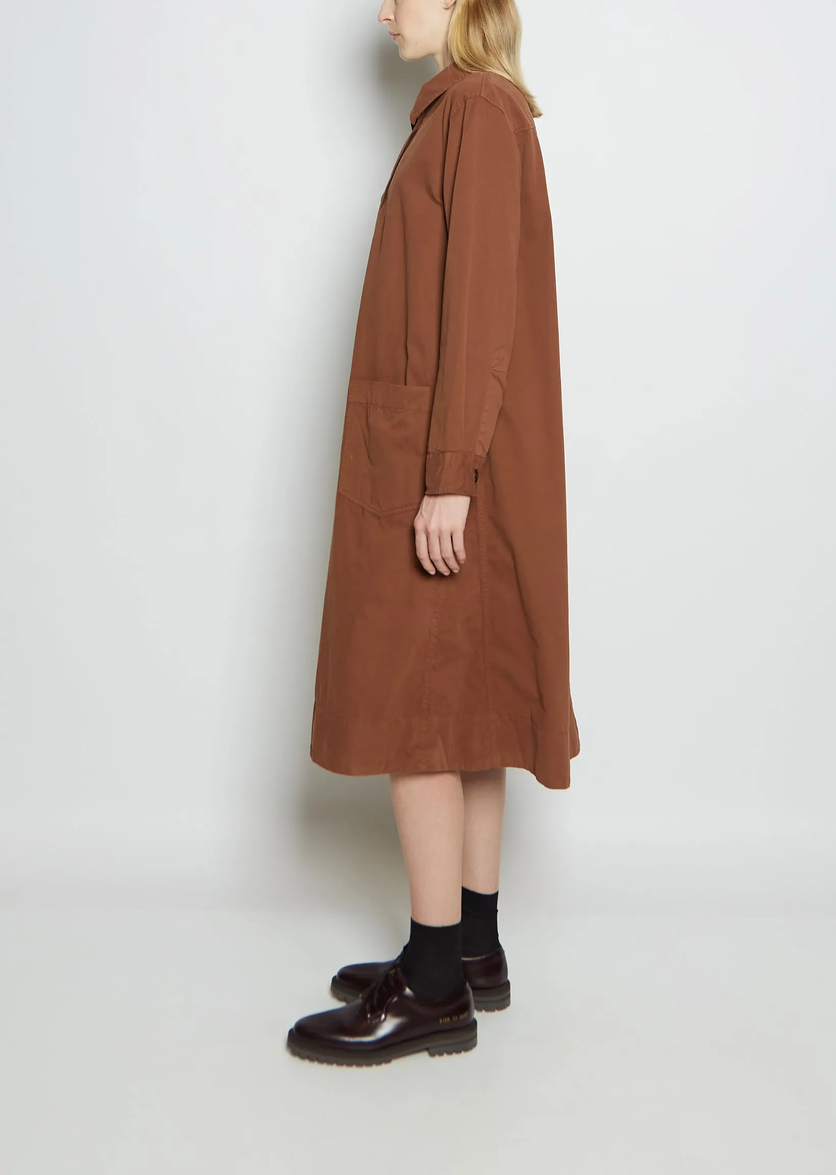 Cotton Poplin Swing Dress