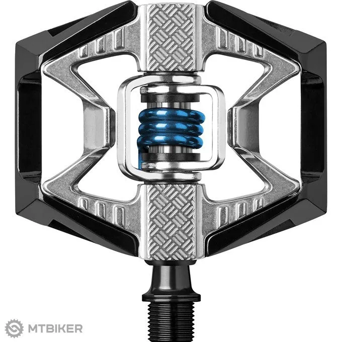 Crankbrothers Doubleshot Hybrid Bike Pedal - Flat/Clipped-In City Bicycle Pedal, Premium Bearings and Seals