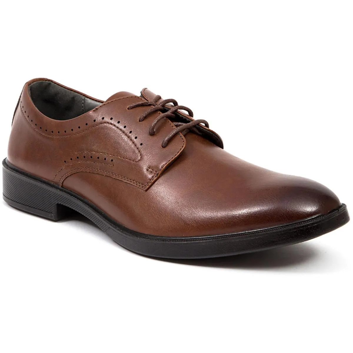 Deer Stags Mens Metro Faux Leather Vegan Derby Shoes