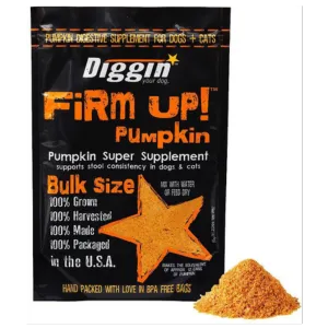 Diggin' Your Dog Firm Up! Pumpkin Super Dog & Cat Supplement 4 oz