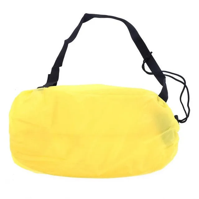 (Drop shipping)Fast Inflatable hangout Air Sleep  Camping Bed Beach Sofa Lounge Banana Sleeping bags banana lazy bag