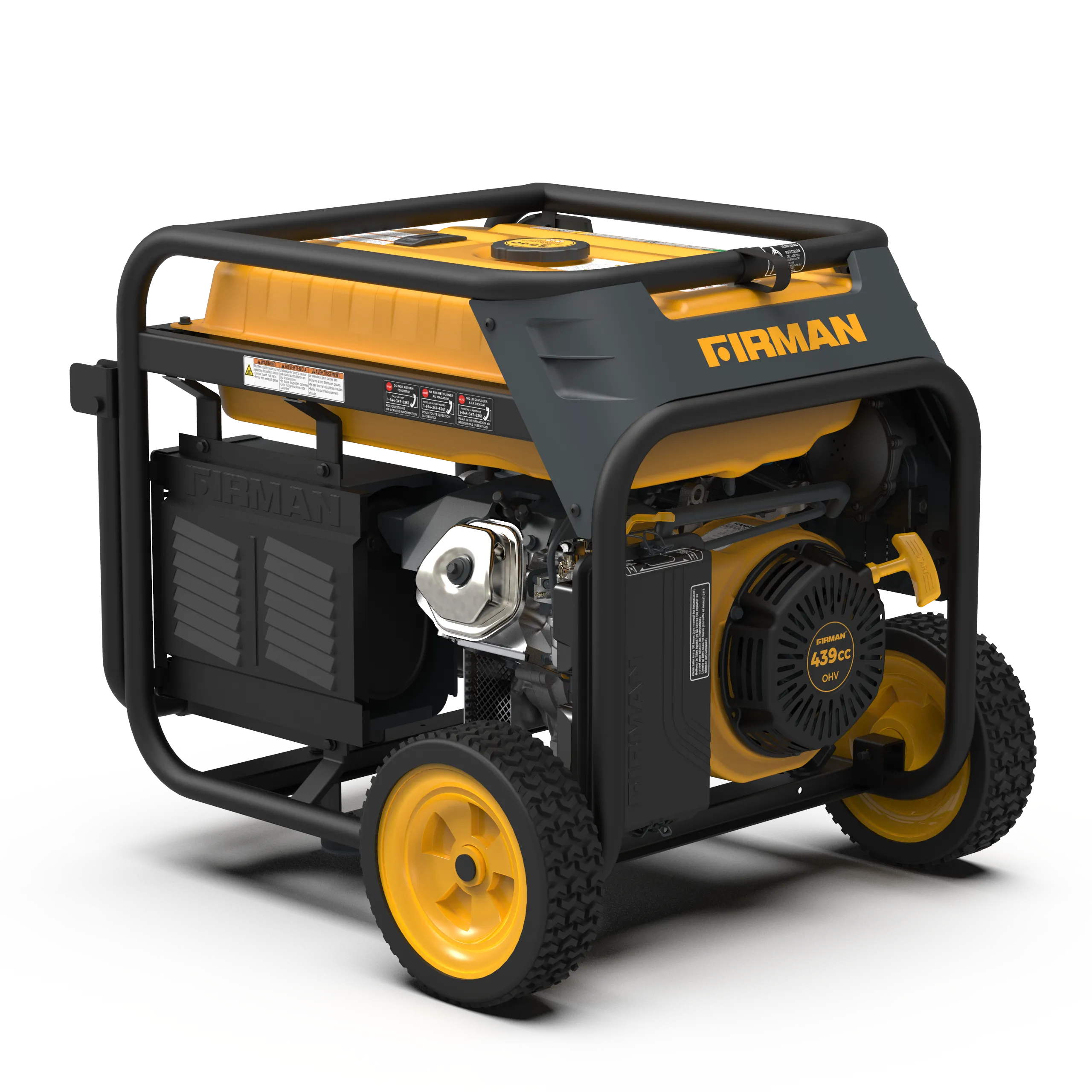 Dual Fuel Portable Generator 5700W Electric Start 120/240V