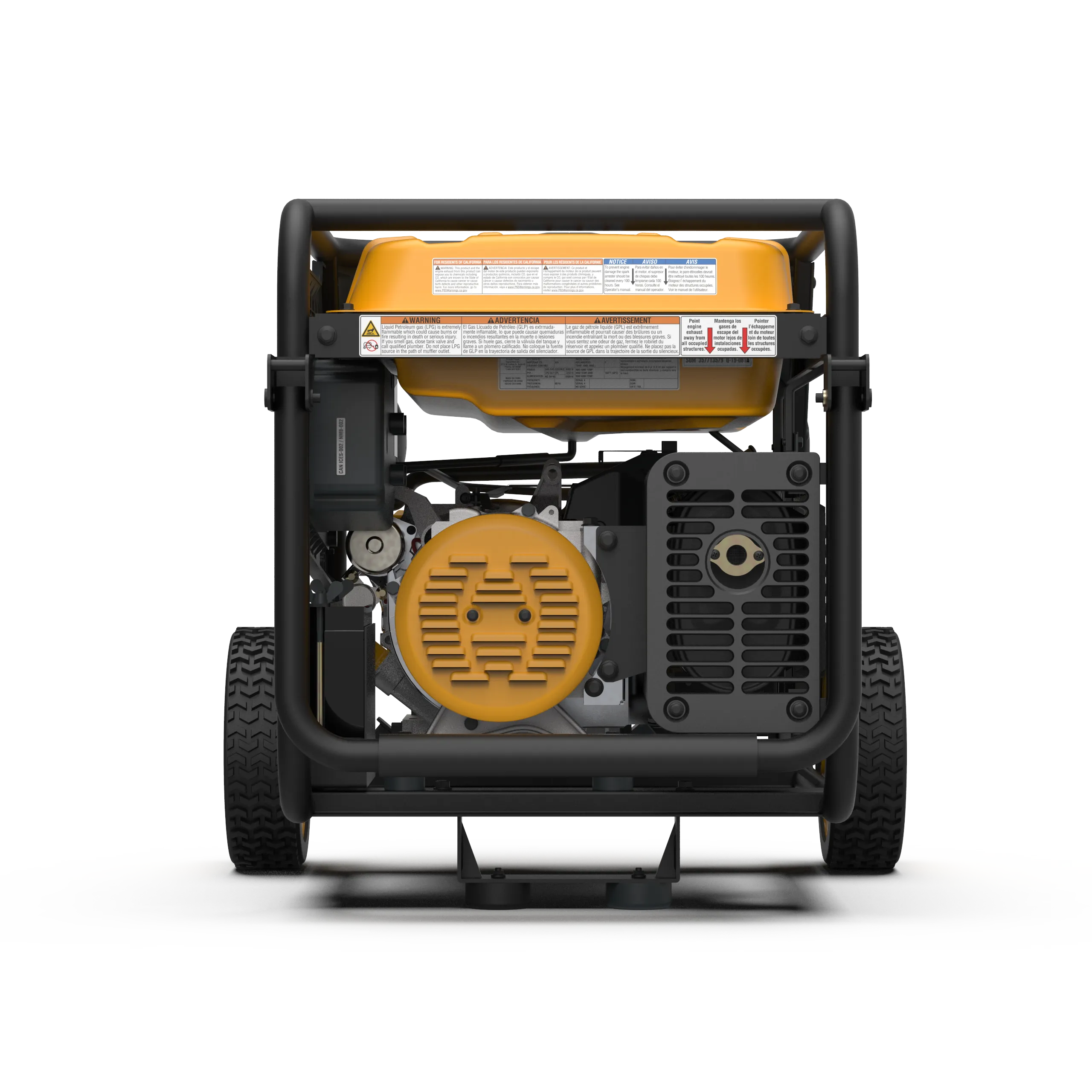 Dual Fuel Portable Generator 5700W Electric Start 120/240V