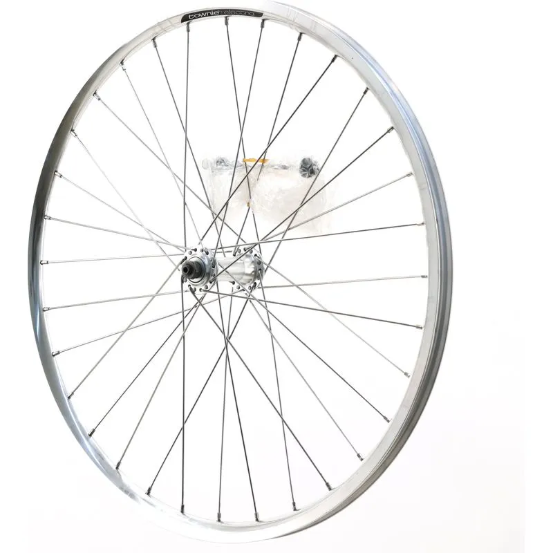 Electra Townie 7D 24" Front Wheel, Clincher, 100mm Hub, Rim Brake, QR, Schrader