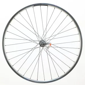 Electra Townie 7D 26" Front Wheel, Clincher, 100mm Hub, Rim Brake, QR, Schrader