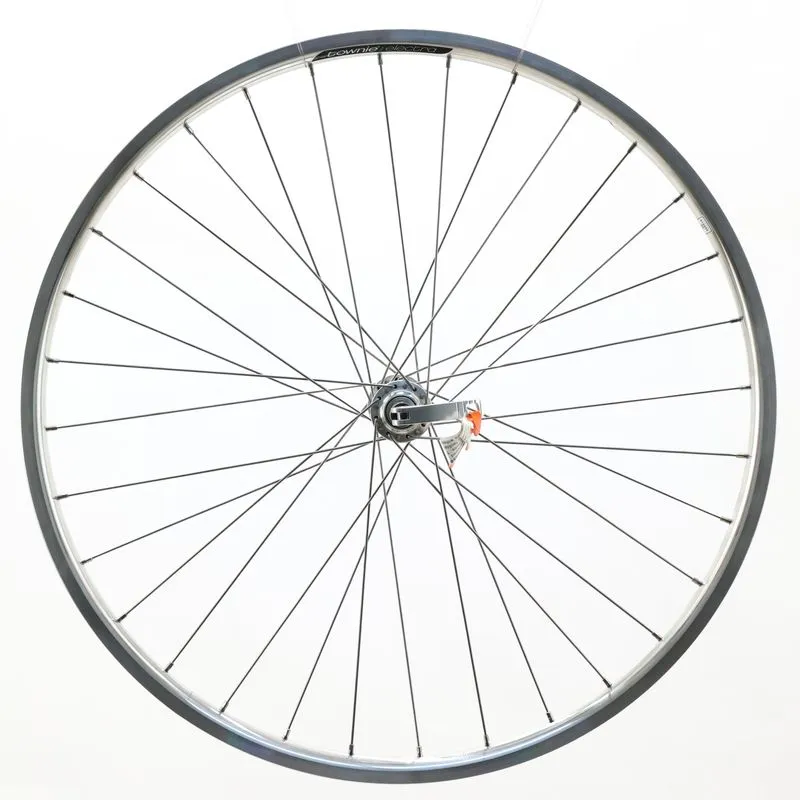 Electra Townie 7D 26" Front Wheel, Clincher, 100mm Hub, Rim Brake, QR, Schrader