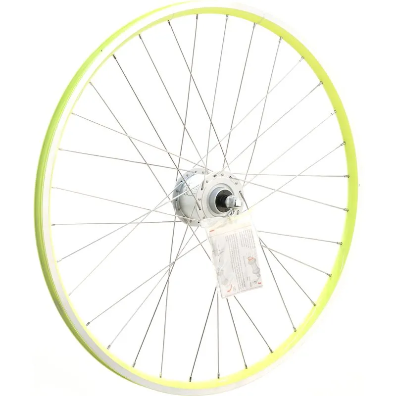 Electra Townie 7D EQ 26" Front Wheel, Green, Clincher, Shimano Dynamo Hub, QR