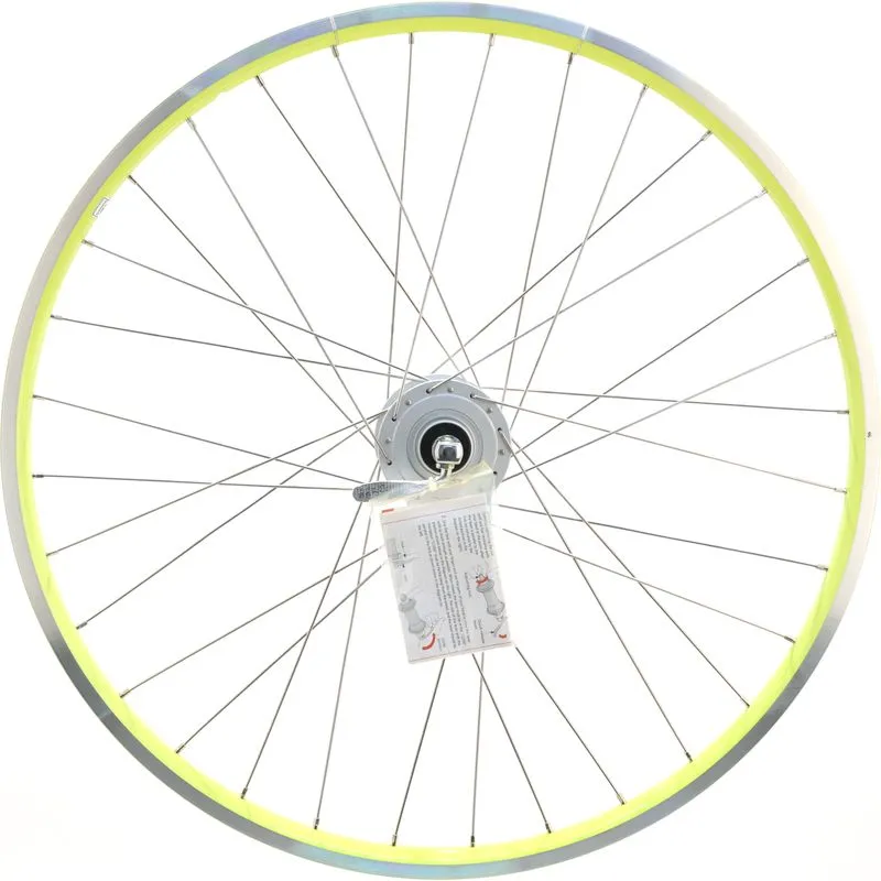 Electra Townie 7D EQ 26" Front Wheel, Green, Clincher, Shimano Dynamo Hub, QR