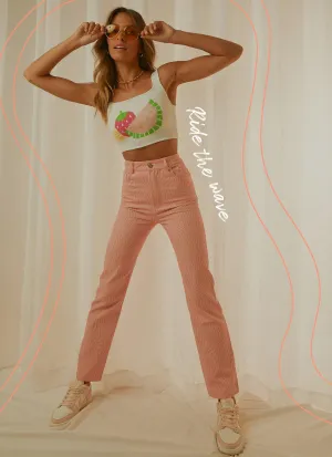 Electric Avenue Pants - Pink Wave