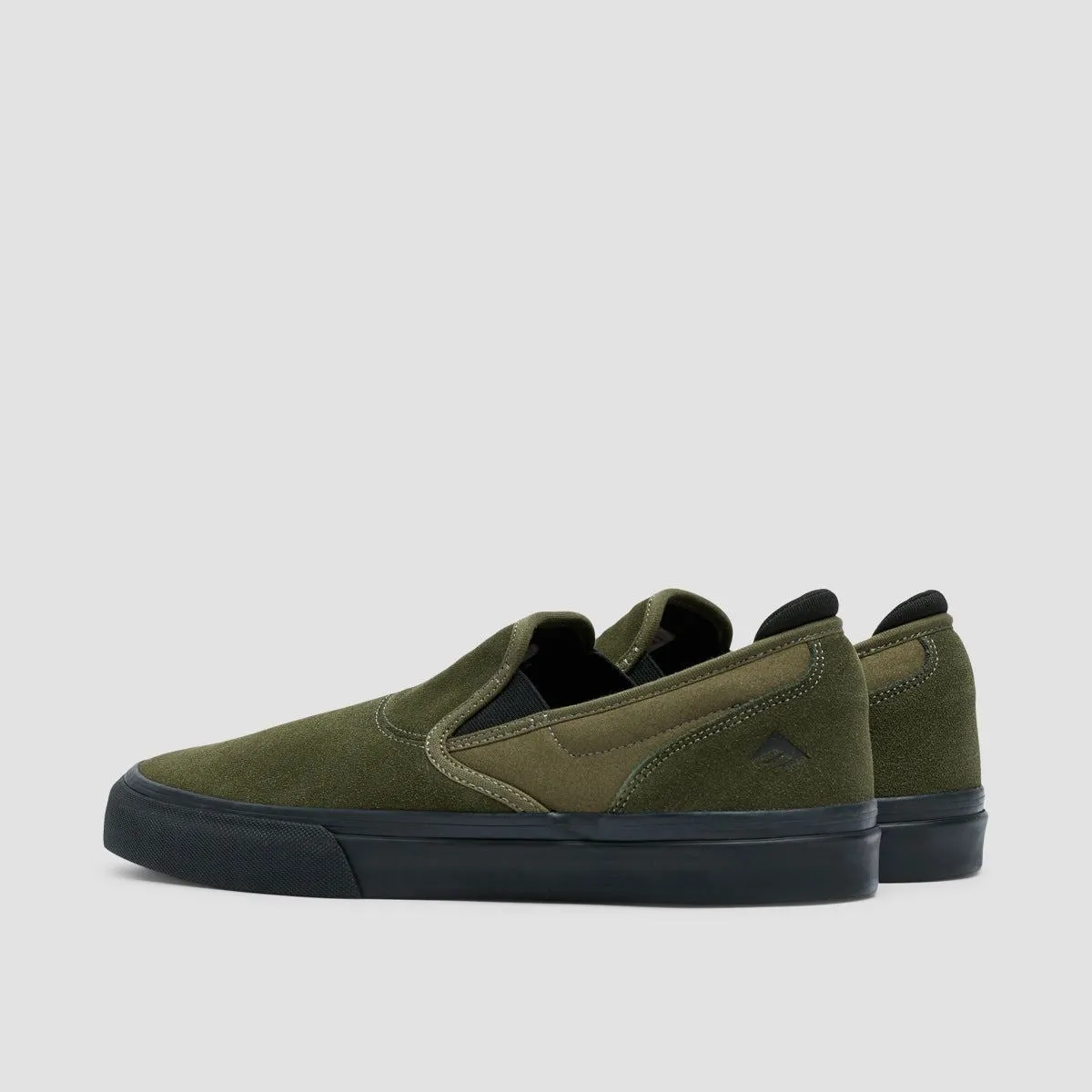 Emerica Wino G6 Slip On Shoes Olive/Black