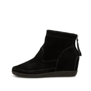 Emmy Suede Wedge - BLACK/BLACK