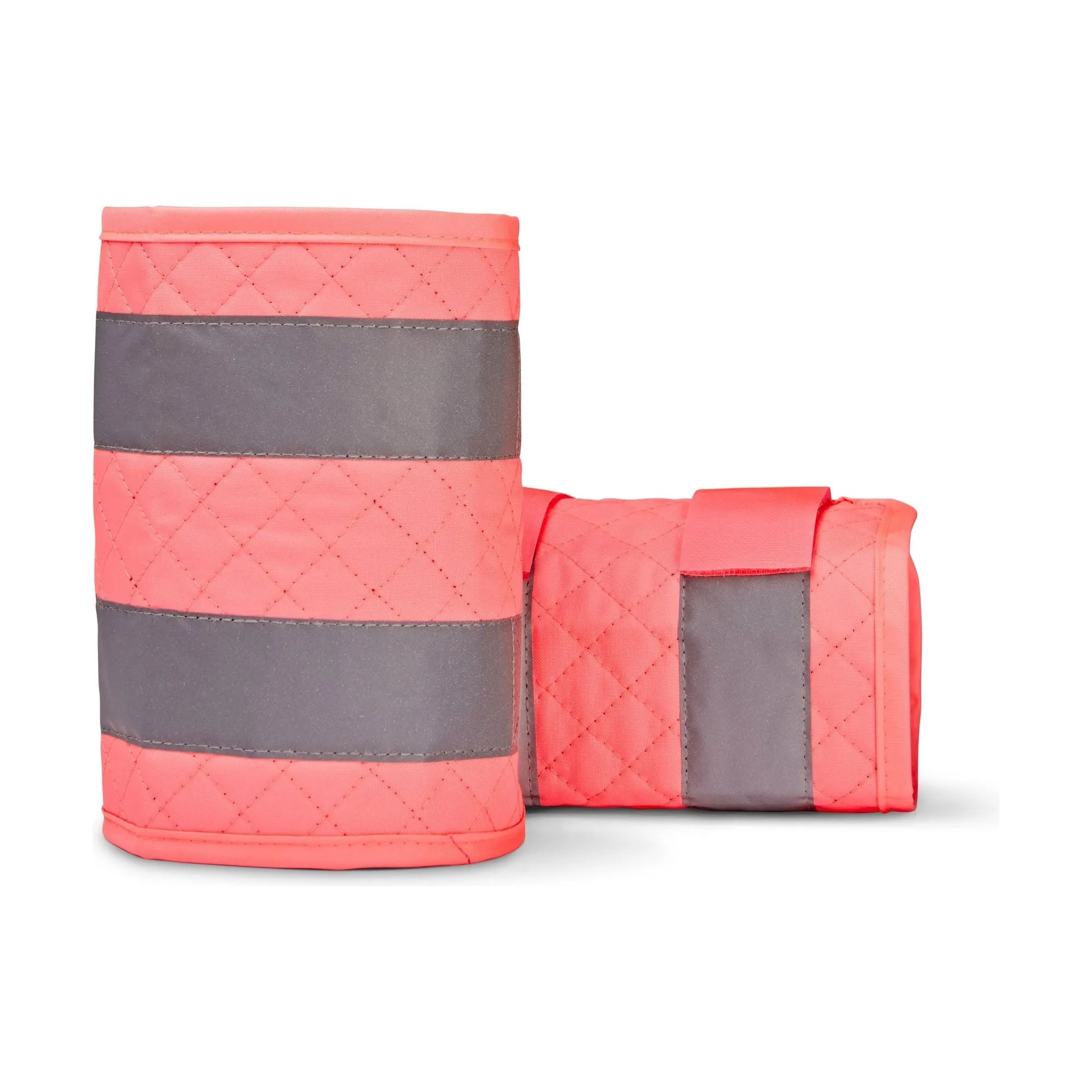 Equisafety Reflective Horse Wear Quilted Leg Boots - Pink