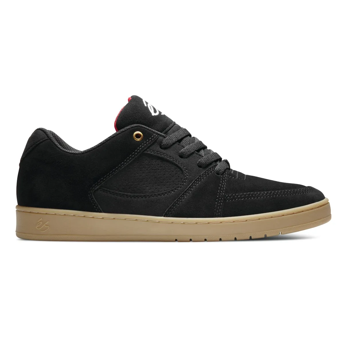 eS Accel Slim Skateboard Shoe - Black/Gum