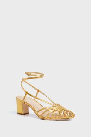 Gold Metallic Livvy Heels