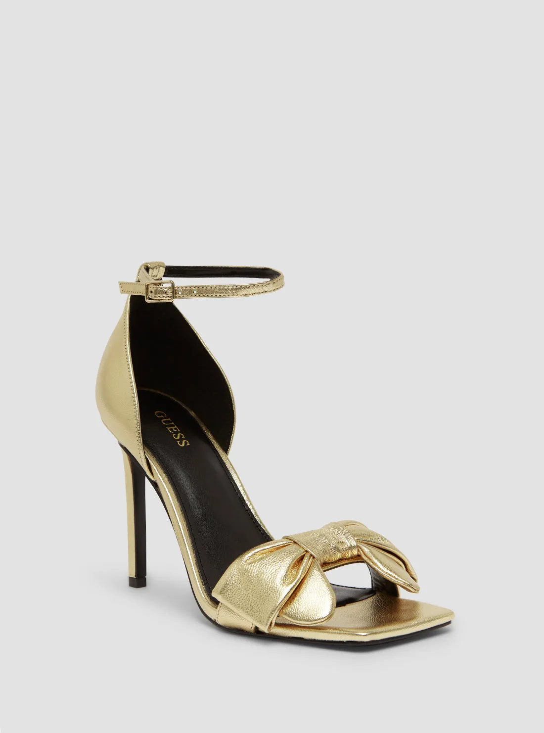 Gold Sancia Bow High Heels