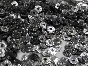 Gray Metallic Circular Plastic Sequins(Wholesale)