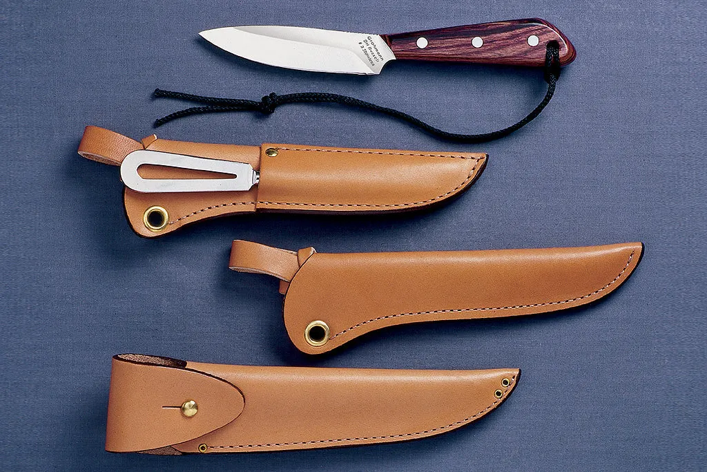 GROHMANN KNIVES - Boat RSWD carbon steel regular open sheath  #R3C $141