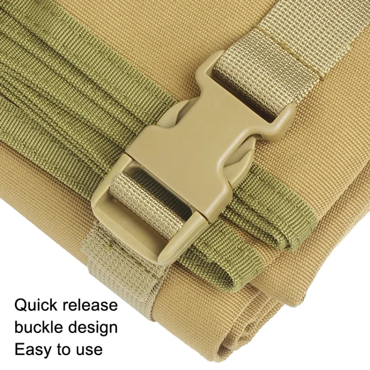 H148 Outdoor Folding Moisture-proof Training Camping Mat(Khaki)