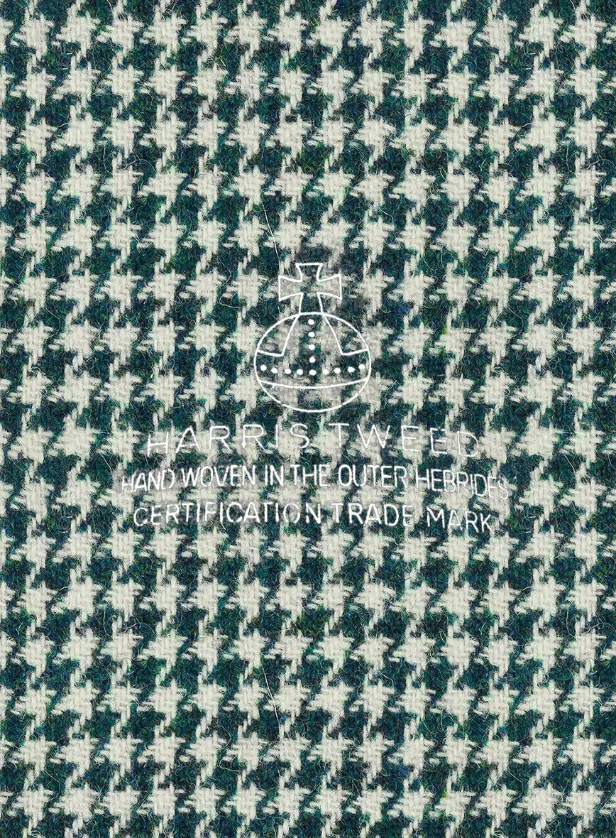 Harris Tweed Houndstooth Green Suit