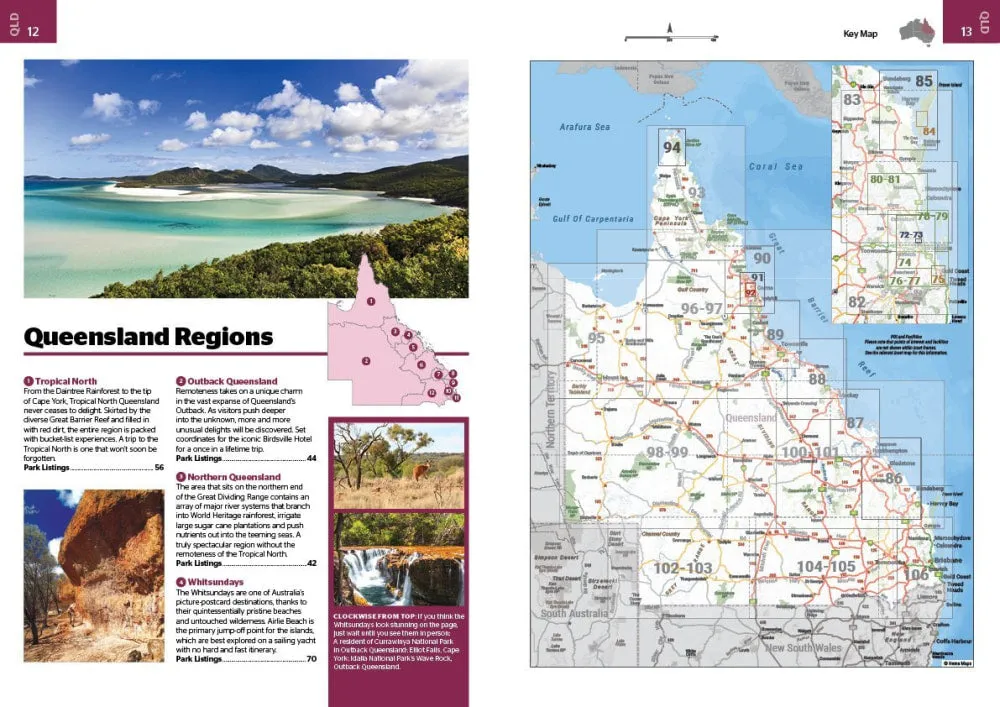 Hema Where to Camp Guide Travel Book Australia (1st Edition)