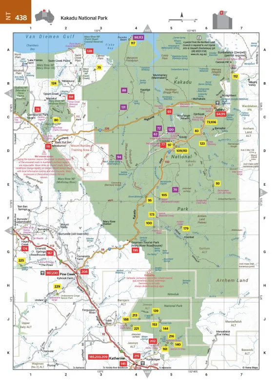 Hema Where to Camp Guide Travel Book Australia (1st Edition)