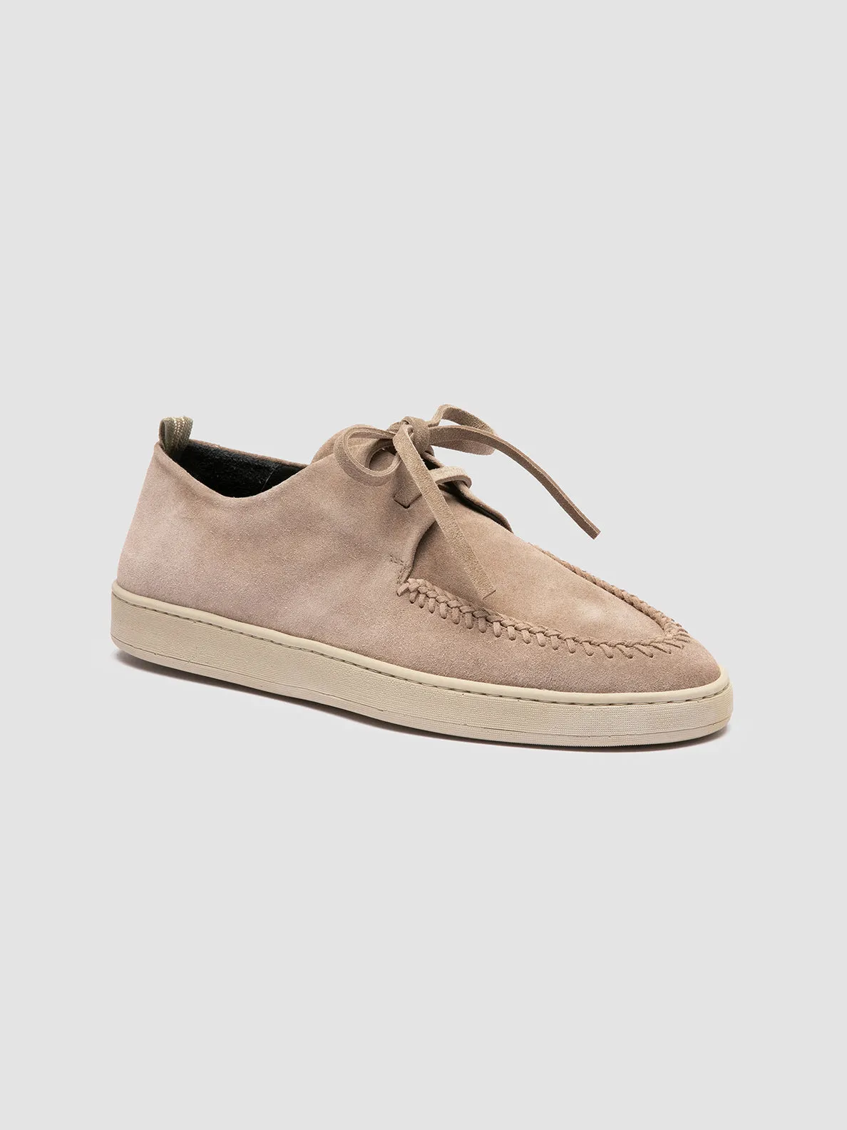 HERBIE 012 - Beige Suede Derby Shoes