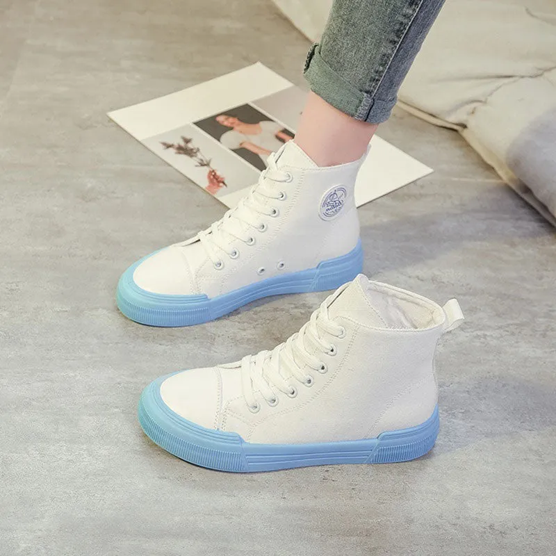 High-top Canvas All-Match Casual Board Women's Shoes