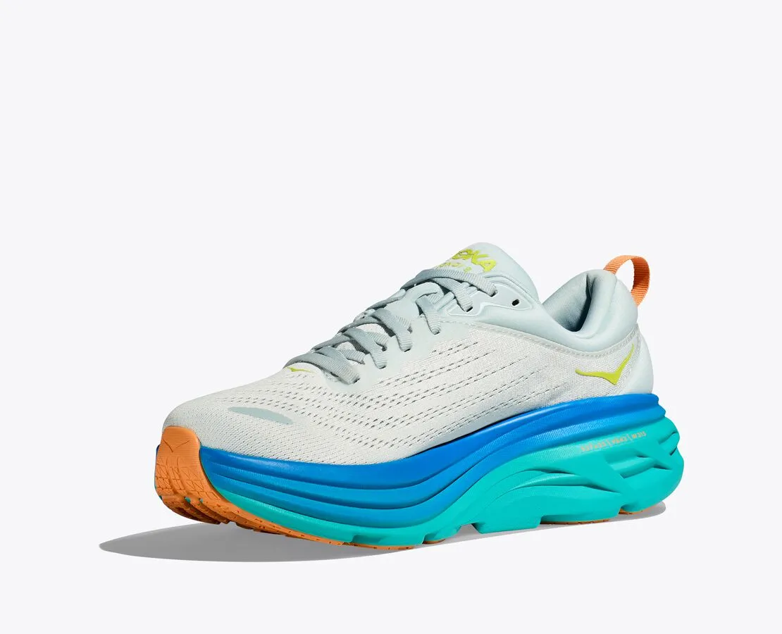 HOKA Men's Bondi 8 - Ice Flow/Bit Of Blue