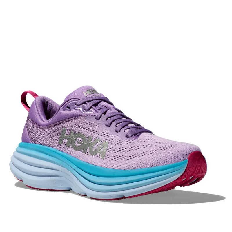 Hoka Womens Bondi 8- Chalk Violet/Pastel Liliac (1127952-CVPL)