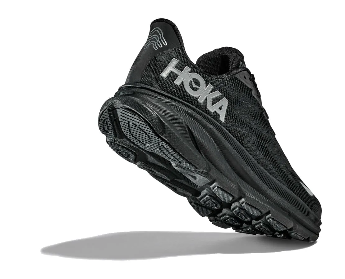 Hoka Women's Clifton 9 Gore-Tex - Black/Black