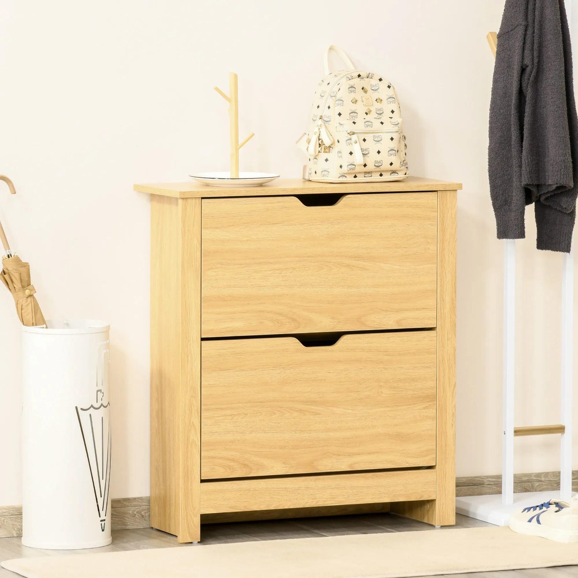 Homcom Narrow Shoe Cabinet