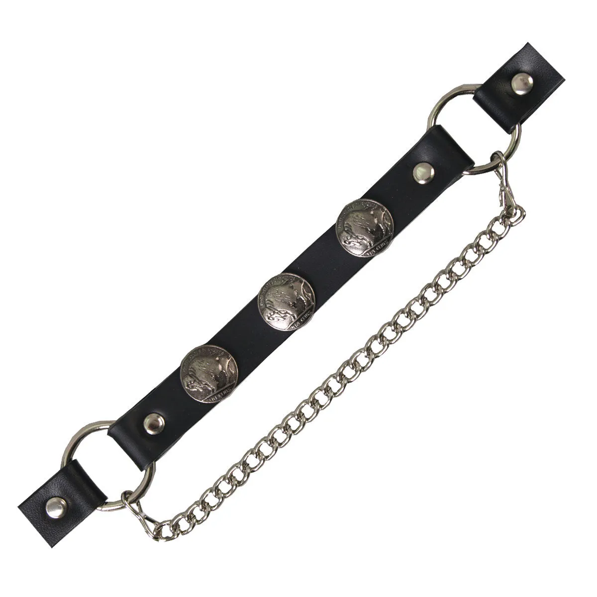 Hot Leathers BNL1006 Buffalo Nickel Boot Chain