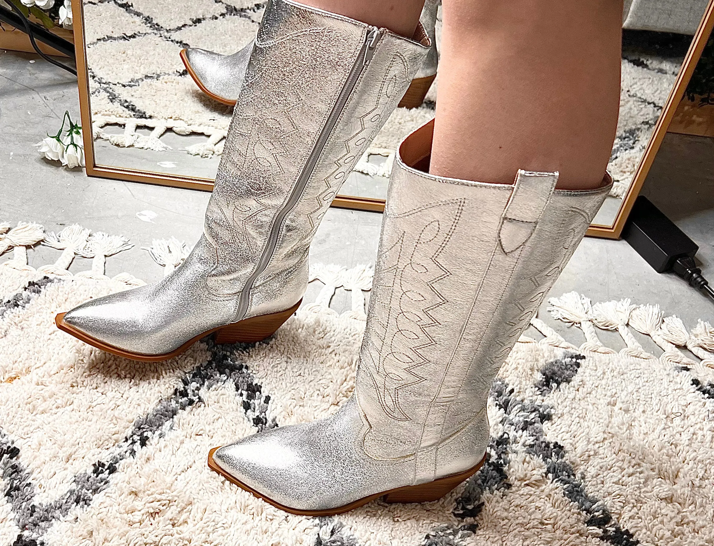 Howdy Metallic Boots