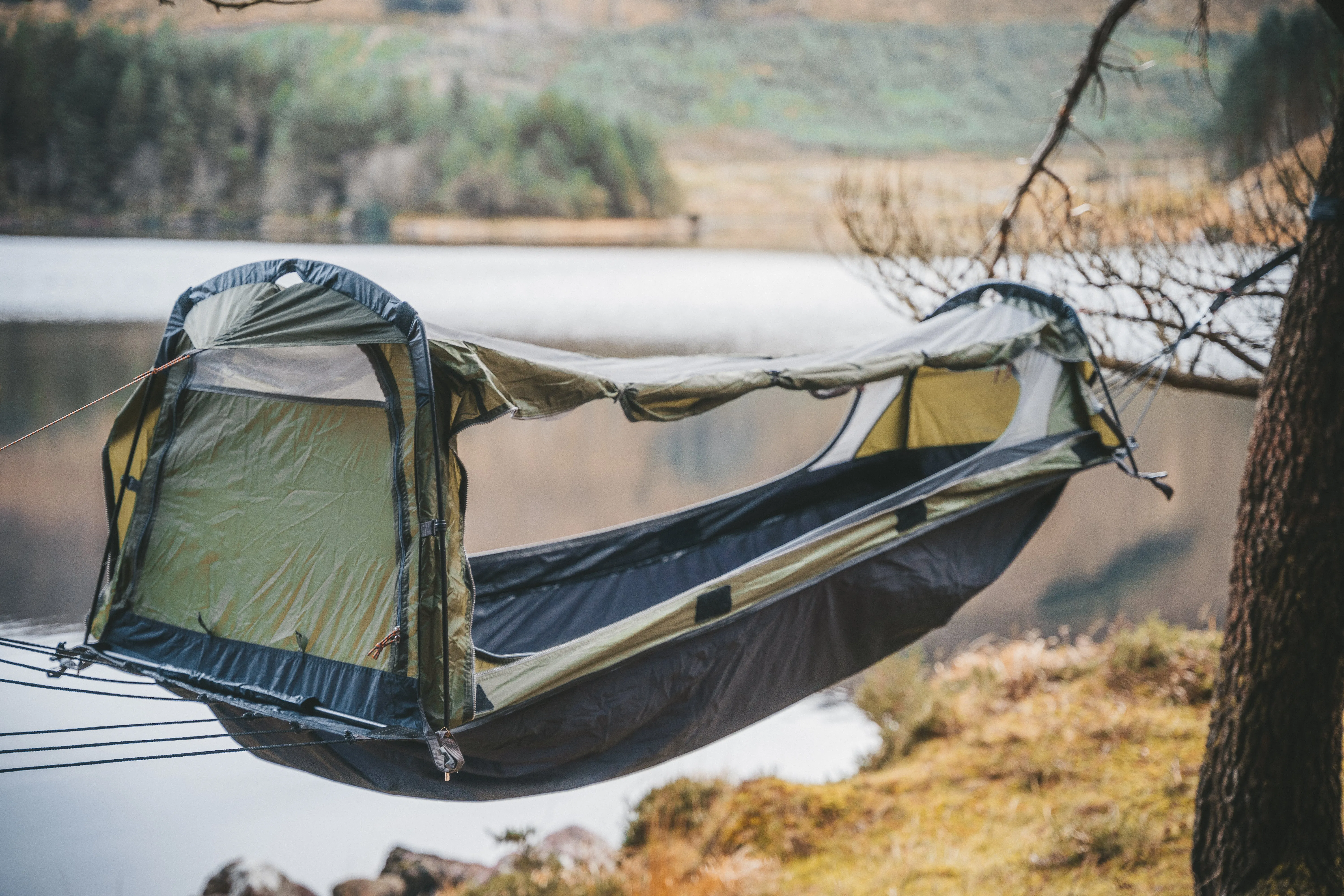 HYBRID | 1 PERSON BIVVY / HAMMOCK WATERPROOF TENT FOR VERSATILE OUTDOOR COMFORT - THE ULTIMATE CAMPING SOLUTION FOR BACKPACKING AND HIKING