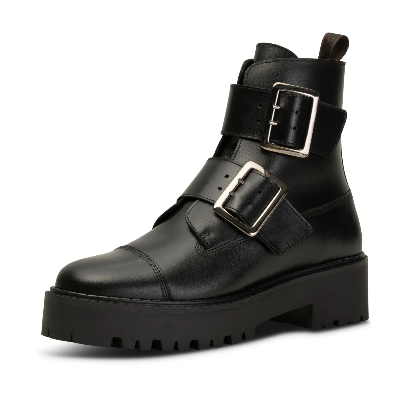 Ida Boot Leather - BLACK
