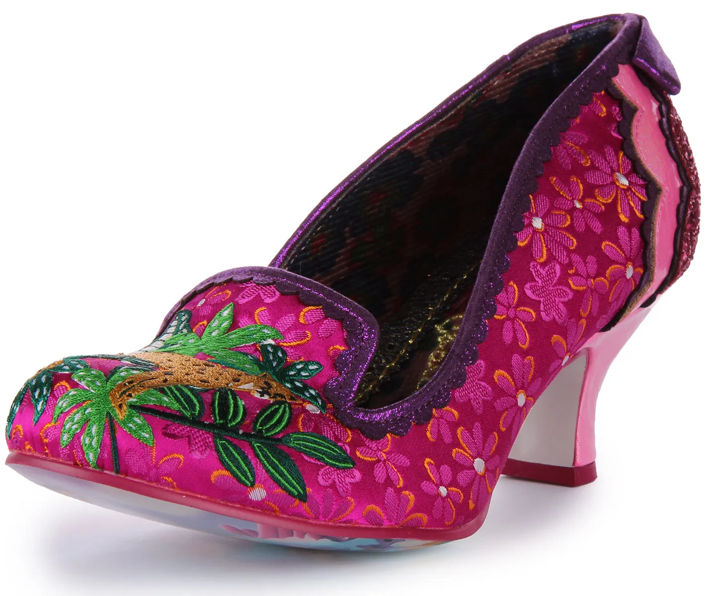 Irregular Choice Charmin Cheetah In Pinkmulti For Women