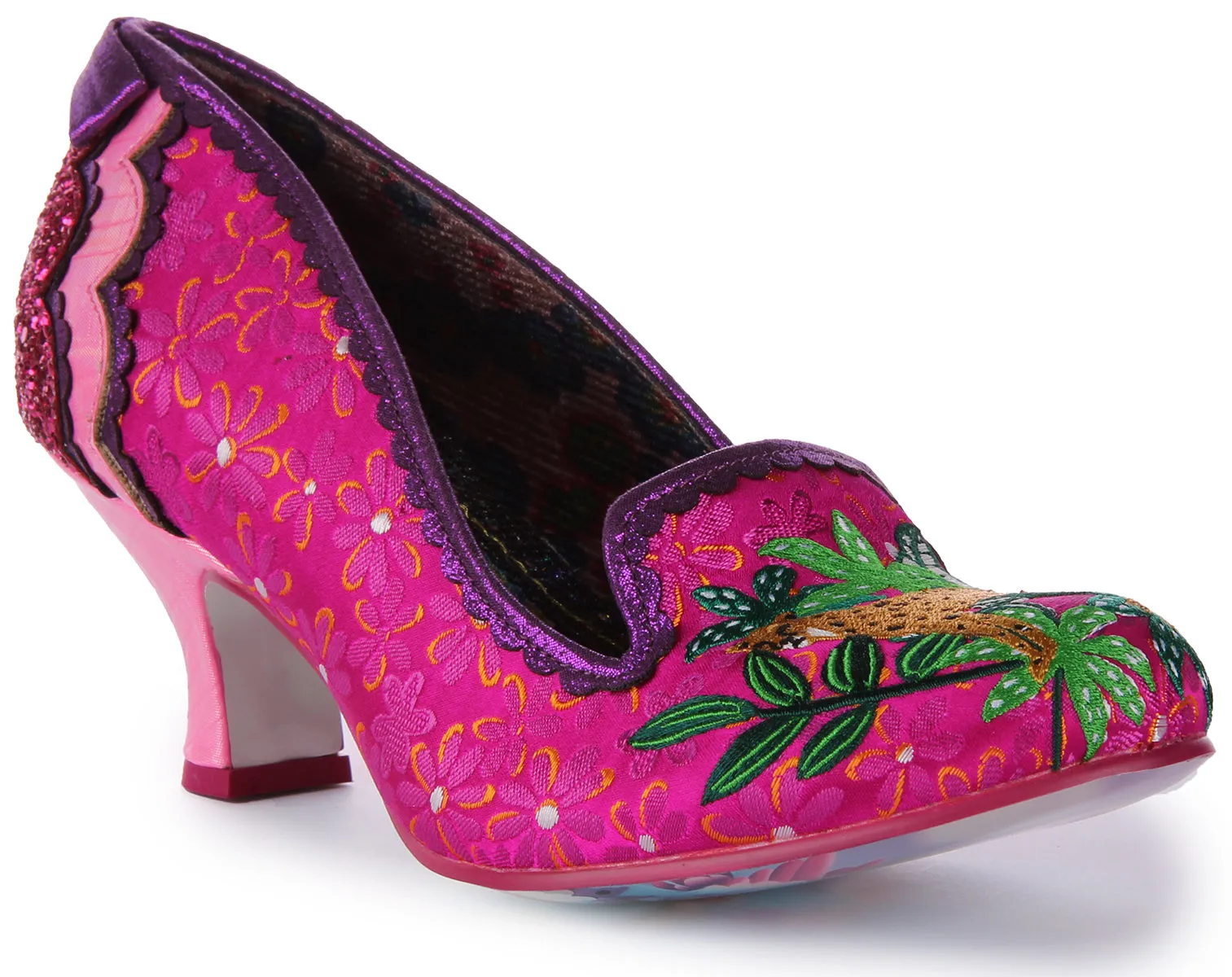 Irregular Choice Charmin Cheetah In Pinkmulti For Women