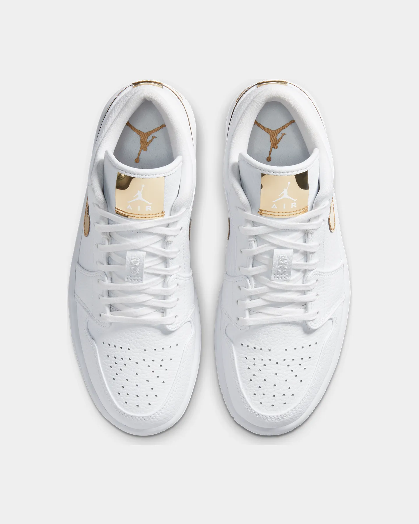 Jordan Women's Air Jordan 1 Low SE "Metallic Gold" White/Metallic Gold