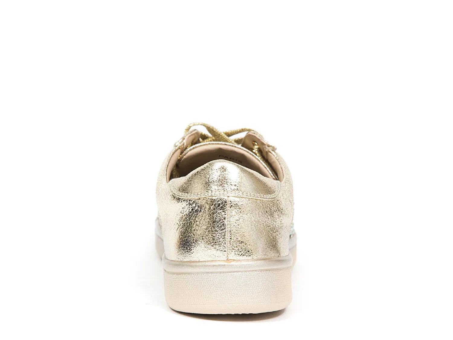 Lady Couture Paris sneakers, metallic silver