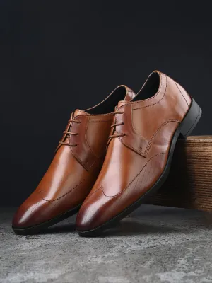 Lane Tan Derby Shoes