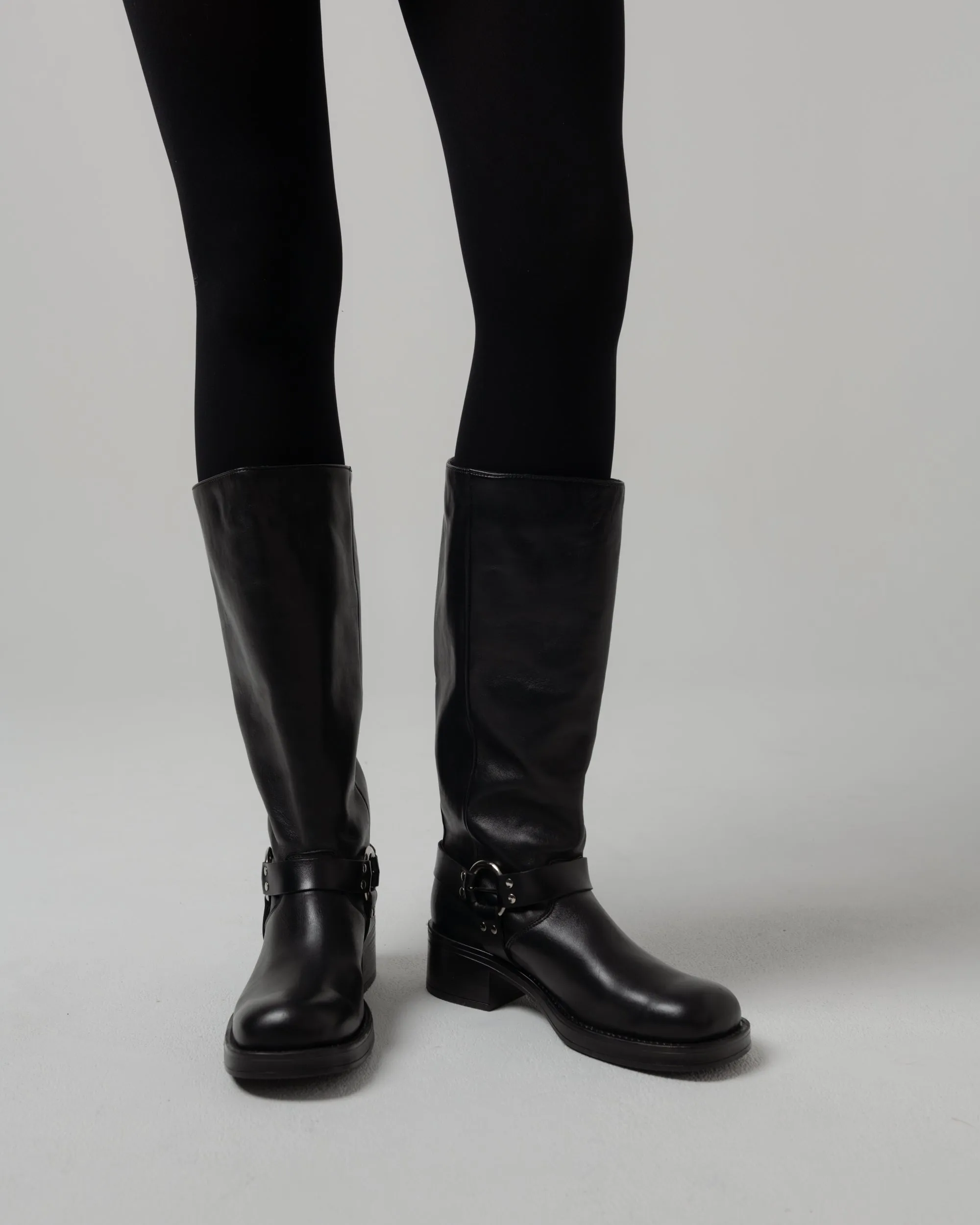 Long Biker Boots