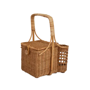 Lovers Woven Picnic Basket