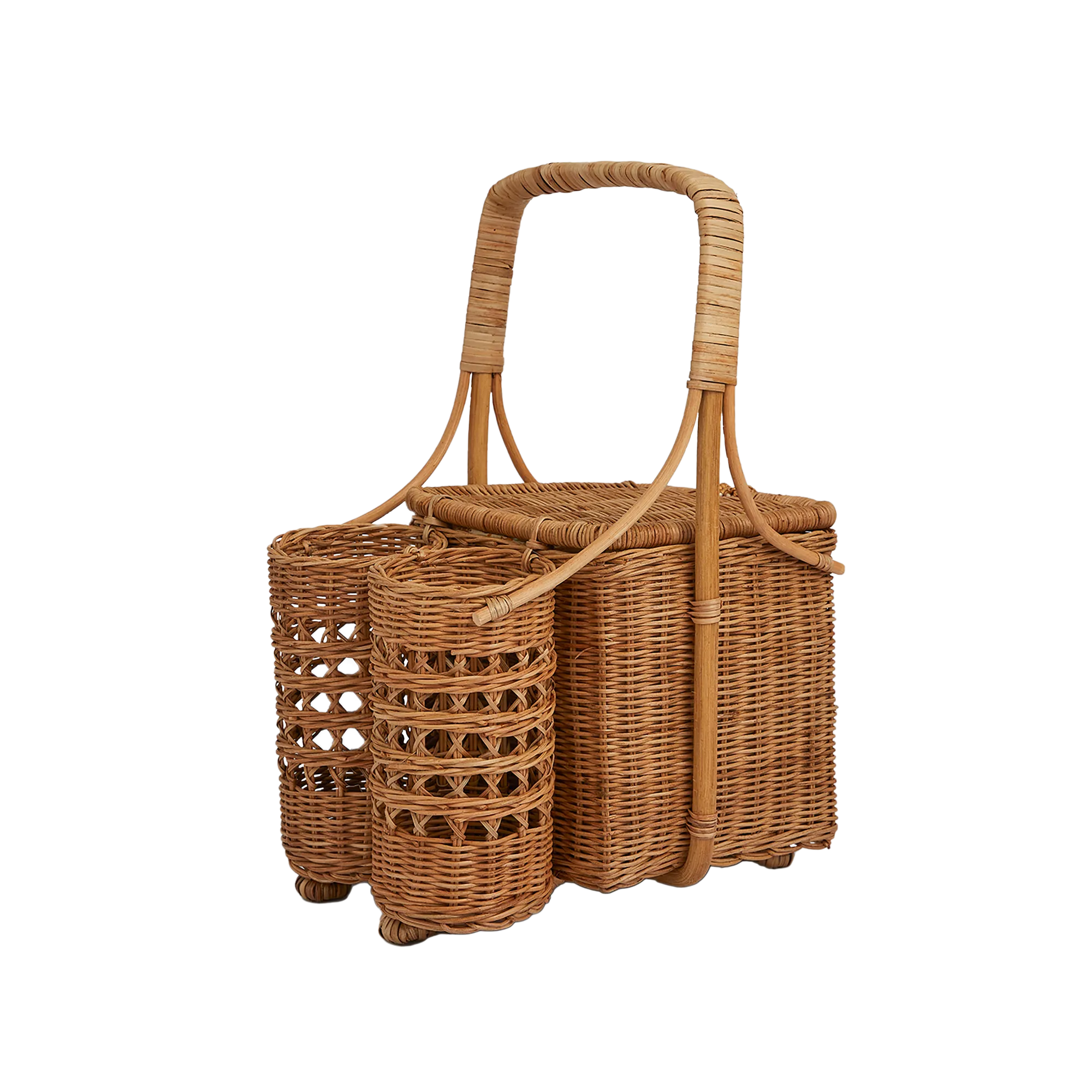 Lovers Woven Picnic Basket