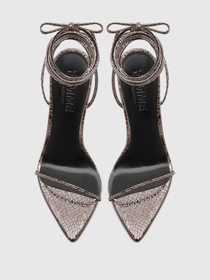 Luce Minimale - Metallic Python en Gris