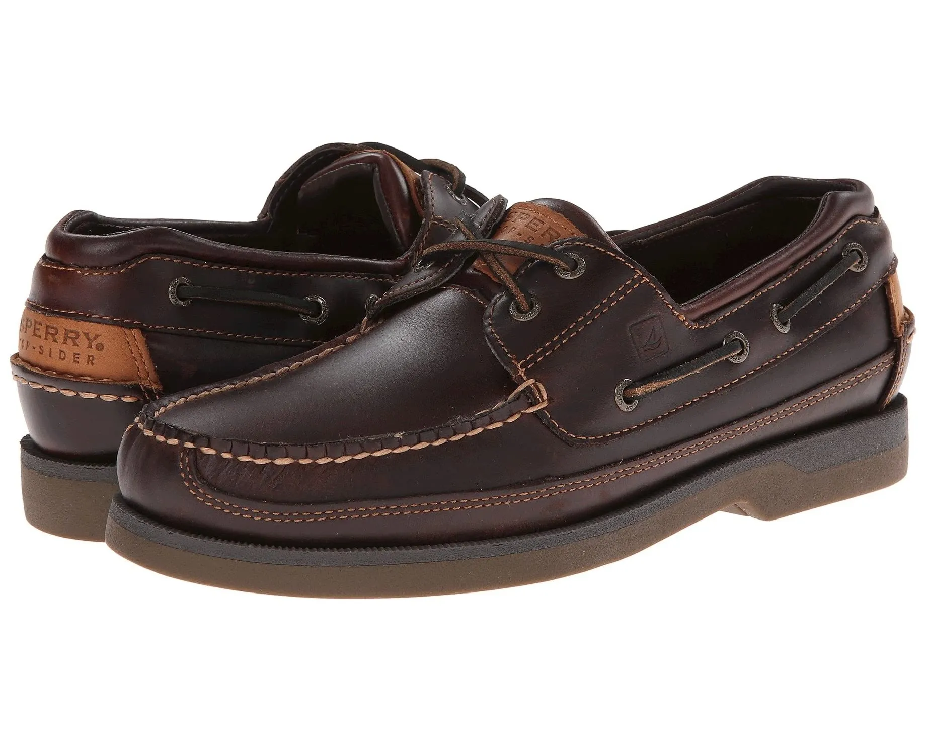 Mako 2-Eye Canoe Moc Sperry boat shoes, amaretto